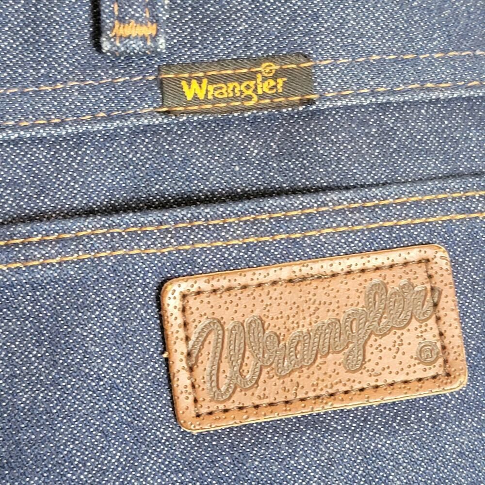 Wrangler Bootcut Jeans Blue Size 38 VTG 70S Vintage - Picture 4 of 10